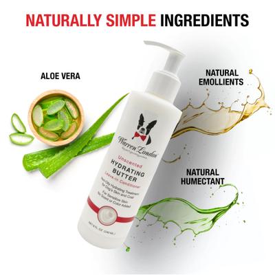 Show full view: Warren London Unscented Hydrating Butter Leave In Dog Conditioner, 8-fl oz bottle slide 3 of 7