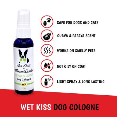 Show full view: Warren London Wet Kiss Papaya & Guava All-Natural Dog & Cat Cologne, 2-fl oz bottle slide 2 of 6