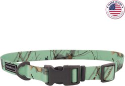Water & Woods Adjustable Dog Collar, Country Roots Equinox, Medium: 14-20-in neck, 1-in wide