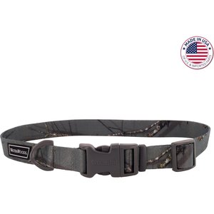 Water & Woods Adjustable Dog Collar, Country Roots Evergreen, Large: 18-26-in neck, 1-in wide