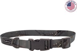 Water & Woods Adjustable Dog Collar, Country Roots Evergreen, Medium: 14-20-in neck, 1-in wide