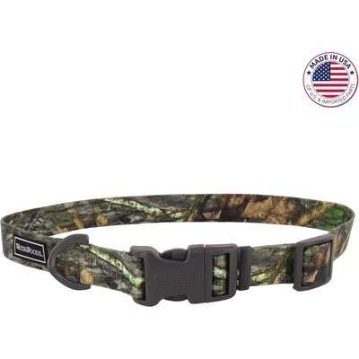 Water & Woods Water & Woods Adjustable Dog Collar, NWTF Obsession, Large: 18-26-in neck, 1-in wide