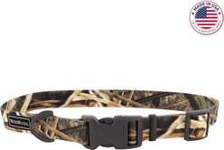 Water & Woods Adjustable Dog Collar, Shadow Grass Blades, Medium: 14-20-in neck, 1-in wide