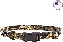 Water & Woods Adjustable Dog Collar, Shadow Grass Blades, Small: 10-14-in neck, 3/4-in wide