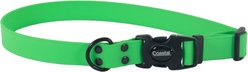 Water & Woods BioThane Adjustable Dog Collar, Green, 18 to 26-in neck, 1-in wide