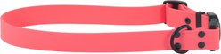 Water & Woods BioThane Adjustable Dog Collar, Pink, 18 to 26-in neck, 1-in wide slide 2 of 4