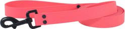 Water & Woods BioThane Dog Leash, 6-ft long, 1-in wide, Pink