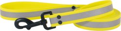 Water & Woods BioThane Reflective Dog Leash, 6-ft long, 1-in wide, Yellow