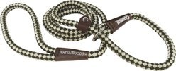 Water & Woods Braided Rope Slip Dog Leash, Green & White