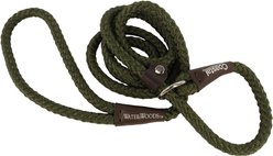 Water & Woods Braided Rope Slip Dog Leash, Green