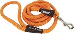 Water & Woods Braided Rope Snap Dog Leash, Safety Orange