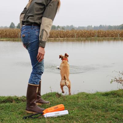Show full view: Water & Woods Vinyl Dog Training Dummies, Orange, 11 x 2-in slide 6 of 8