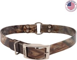 Water & Woods Waterproof Hound Dog Collar, Shadow Grass Blades, Medium: 24-in neck, 1-in wide