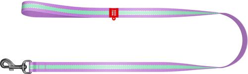 Show full view: WAUDOG Glow in the Dark Nylon Dog Leash, Purple, Large: 4-ft long, 1-in wide slide 3 of 6