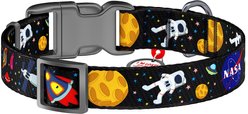 WAUDOG NASA Nylon Standard Dog Collar, Medium: 9 1/2 to 15 3/4-in neck, 3/4-in wide, Astronaut slide 2 of 6