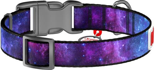 Show full view: WAUDOG NASA Nylon Standard Dog Collar, X-Large: 13 3/4 to 22 3/4-in neck, 1-in wide, Space slide 2 of 7