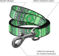 WAUDOG Nylon dog leash, Etno Green, Small slide 2 of 6