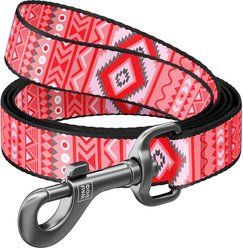 WAUDOG Nylon dog leash, Etno Red, Large