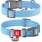 Show in main carousel: WAUDOG QR Passport Cotton Dog Collar, Blue, Small slide 1 of 8