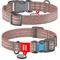 Show in main carousel: WAUDOG QR Passport Cotton Dog Collar, Brown, Large slide 1 of 7