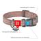 Show in main carousel: WAUDOG QR Passport Cotton Dog Collar, Brown, Medium slide 3 of 8