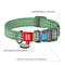 Show in main carousel: WAUDOG QR Passport Cotton Dog Collar, Green, X-Large slide 2 of 6