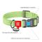 Show in main carousel: WAUDOG QR Passport Cotton Dog Collar, Lime Green, Medium slide 2 of 6