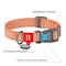 Show in main carousel: WAUDOG QR Passport Cotton Dog Collar, Orange, Medium slide 3 of 7