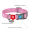 Show in main carousel: WAUDOG QR Passport Cotton Dog Collar, Pink, Medium slide 2 of 7