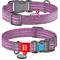 Show in main carousel: WAUDOG QR Passport Cotton Dog Collar, Purple, Medium slide 1 of 8