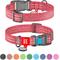Show in main carousel: WAUDOG QR Passport Cotton Dog Collar, Red, X-Large slide 1 of 7