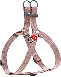 WAUDOG Re-Cotton Recycled Material QR Passport Dog Harness, Brown, Large