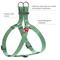 Show in main carousel: WAUDOG Re-Cotton Recycled Material QR Passport Dog Harness, Green, Large slide 2 of 6