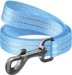 WAUDOG Reflective Cotton Dog Leash, Blue, Small, 5-ft