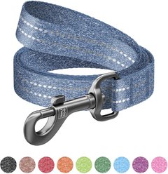 WAUDOG Reflective Cotton Dog Leash, Navy Blue, Small/Medium, 10-ft