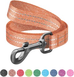 WAUDOG Reflective Cotton Dog Leash, Orange, Large, 10-ft