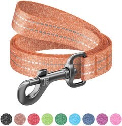 WAUDOG Reflective Cotton Dog Leash, Orange, Medium/Large, 6.5-ft