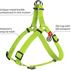 WAUDOG Waterproof Dog Harness with QR Tag, Green, Large slide 2 of 6