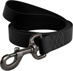 WAUDOG Waterproof Dog Leash, Black, Large: 10-ft long, 1-in wide
