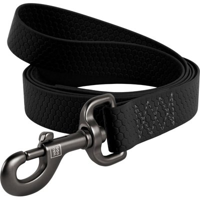 WAUDOG WAUDOG Waterproof Dog Leash, Black, Small: 4-ft long, 5/8-in wide