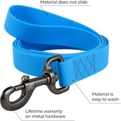WAUDOG Waterproof Dog Leash, Blue, Medium: 10-ft long, 3/4-in wide slide 2 of 6