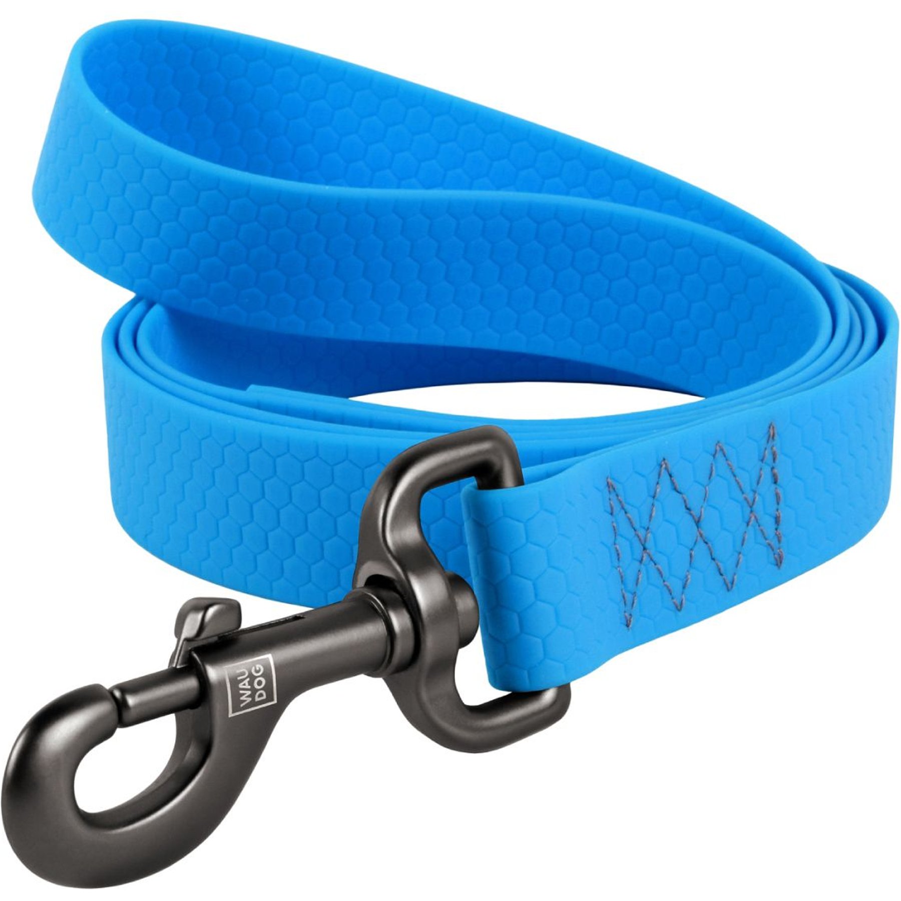 WAUDOG Waterproof Dog Leash, Blue, Small: 10-ft long, 5/8-in wide