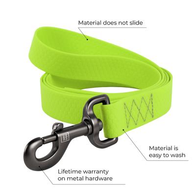 Show full view: WAUDOG Waterproof Dog Leash, Green, Medium: 10-ft long, 3/4-in wide slide 3 of 8