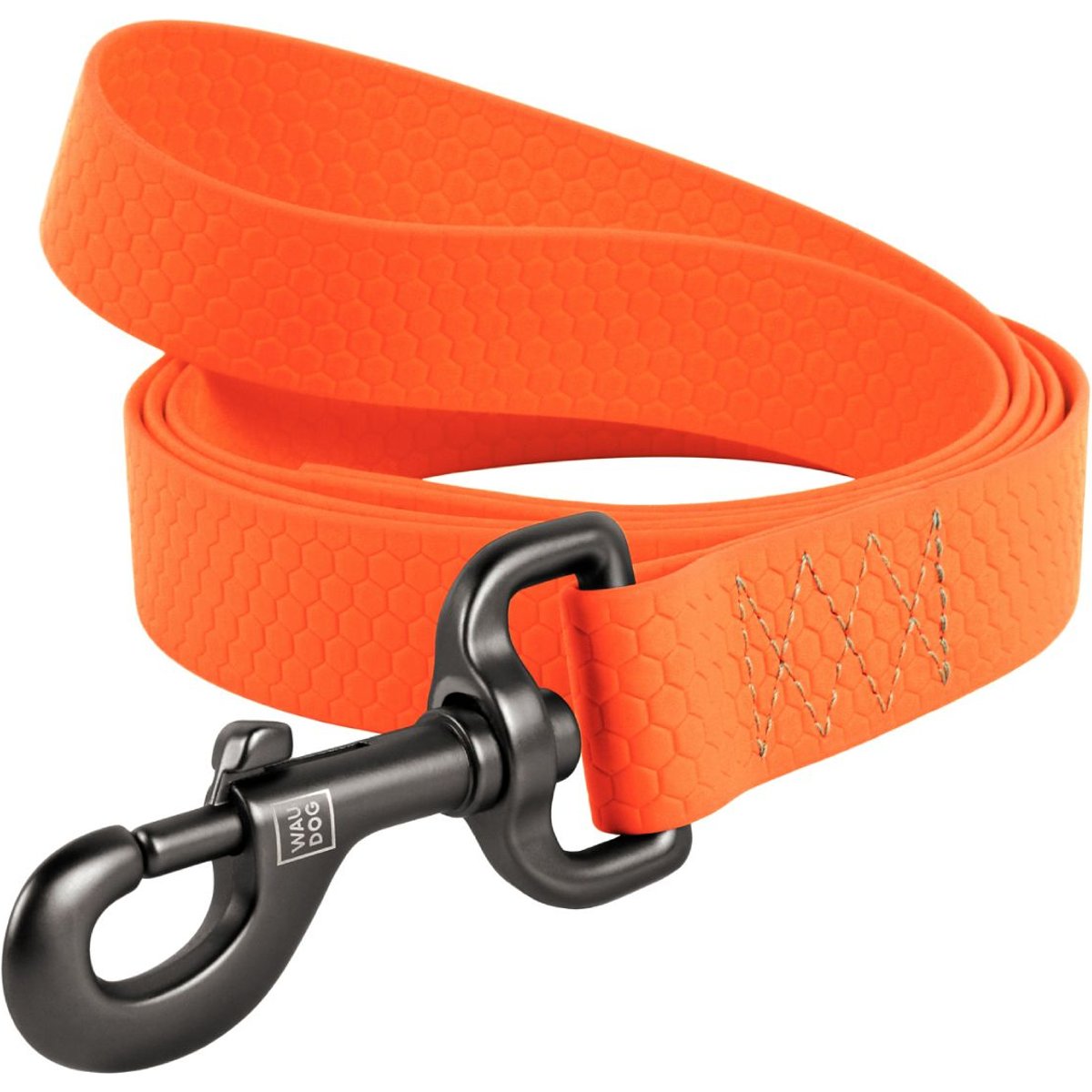 WAUDOG Waterproof Dog Leash, Orange, Medium: 10-ft long, 3/4-in wide