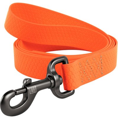 WAUDOG WAUDOG Waterproof Dog Leash, Orange, Medium: 4-ft long, 3/4-in wide