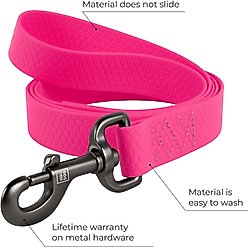 WAUDOG Waterproof Dog Leash, Pink, Small: 10-ft long, 5/8-in wide slide 2 of 6