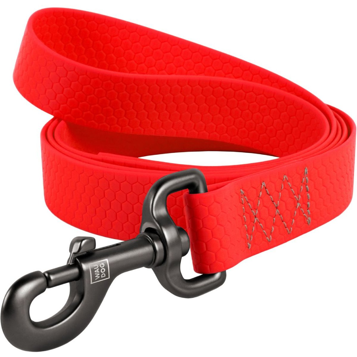 WAUDOG Waterproof Dog Leash, Red, Small: 10-ft long, 5/8-in wide