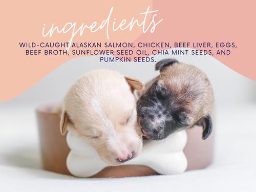 Show full view: Waveland Paws Omega Chews Salmon Grain-Free Dog Treats, 4-oz bag slide 5 of 7