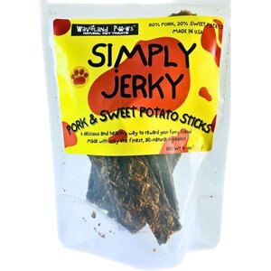 Waveland Paws Pork & Sweet Potato Jerky Stick Dog Treats, 4-oz bag