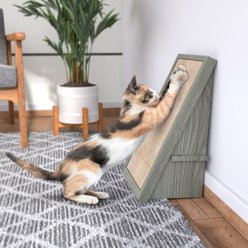 Way Basics Katzone Scratching Ramp with Catnip, London Grey